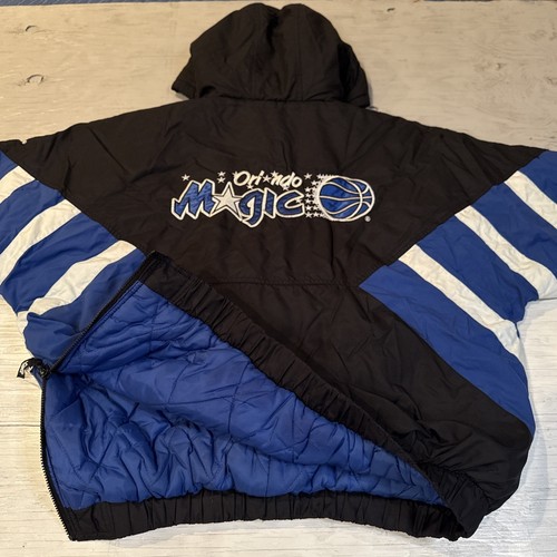 Chaqueta con Capucha Vintage Años 90 Starter NBA Orlando Magic Pullover 1/2 Cremallera Talla XL - Imagen 23 de 24