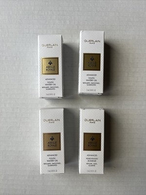 GUERLAIN Lot of 4 Abeille Royale Advanced Youth Watery Oil 0.16oz/5 ml NEW NIB