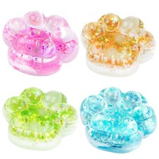 Cute Cat Paw Squishy Toys - 4 Pack Kawaii Sensory Fidget Stress Relief