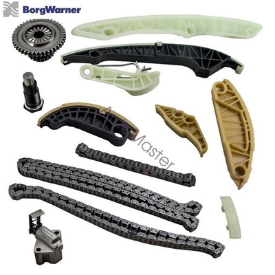 BorgWarner OEM Timing Chain & Component Kit For AUDI A4 VW Golf 1.8T 2.0T EA888