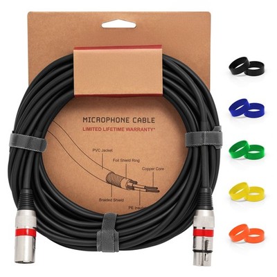XLR-Stecker auf XLR-Buchse Mikrofonkabel 3, 6, 10 Meter symmetrisches Mikrofonkabel