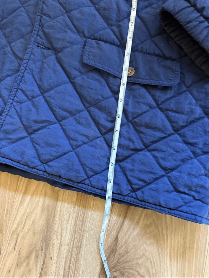 Chaqueta acolchada vintage Chaps Ralph Lauren azul marino para hombre talla L Foto 3 de 4