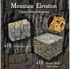 Dwarven Forge Dwarvenite Wilderness Mountain Elevation (Painted) 4-MOUE-P unused