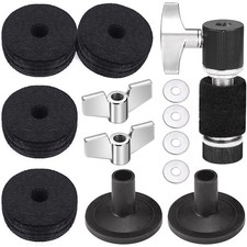 13PCS Cymbal Accessories, Standard HiHat Clutch, Drum Cymbal Felt Pads Includ...
