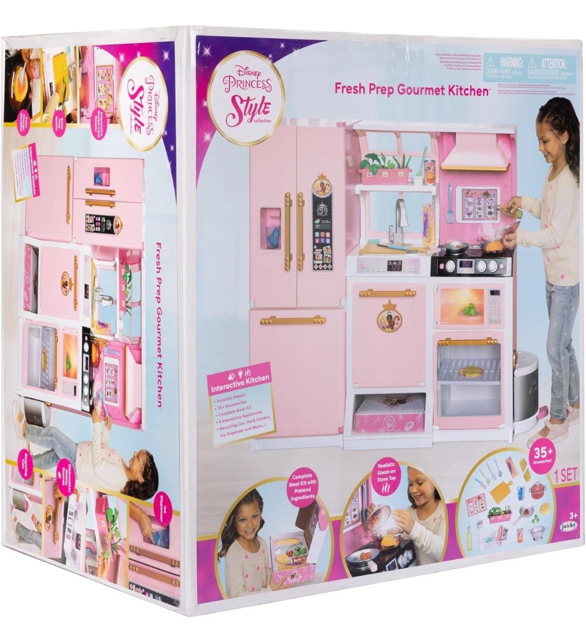 Disney Princess Style Collection Fresh Prep Gourmet Kitchen, Interactive (NIB)
