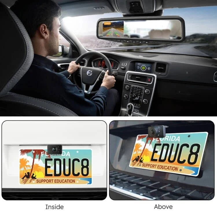 Backup Camera for car 1080P HD Wired Kit, Continuous or Reverse Viewing, 4.3'... - Image 2 of 4