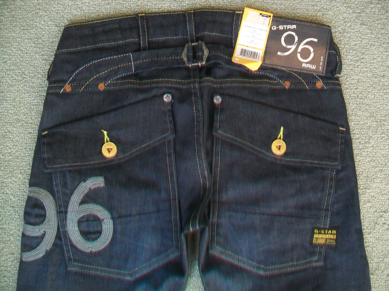 g star 5620 heritage embro tapered women's jeans