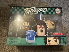 FUNKO POP TEE DEMON SLAYER TANJIRO KAMADO T-SHIRT LARGE BRAND NEW SEALED TARGET