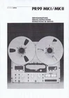 Service Manual Guide for Revox PR 99 MK1,MK2