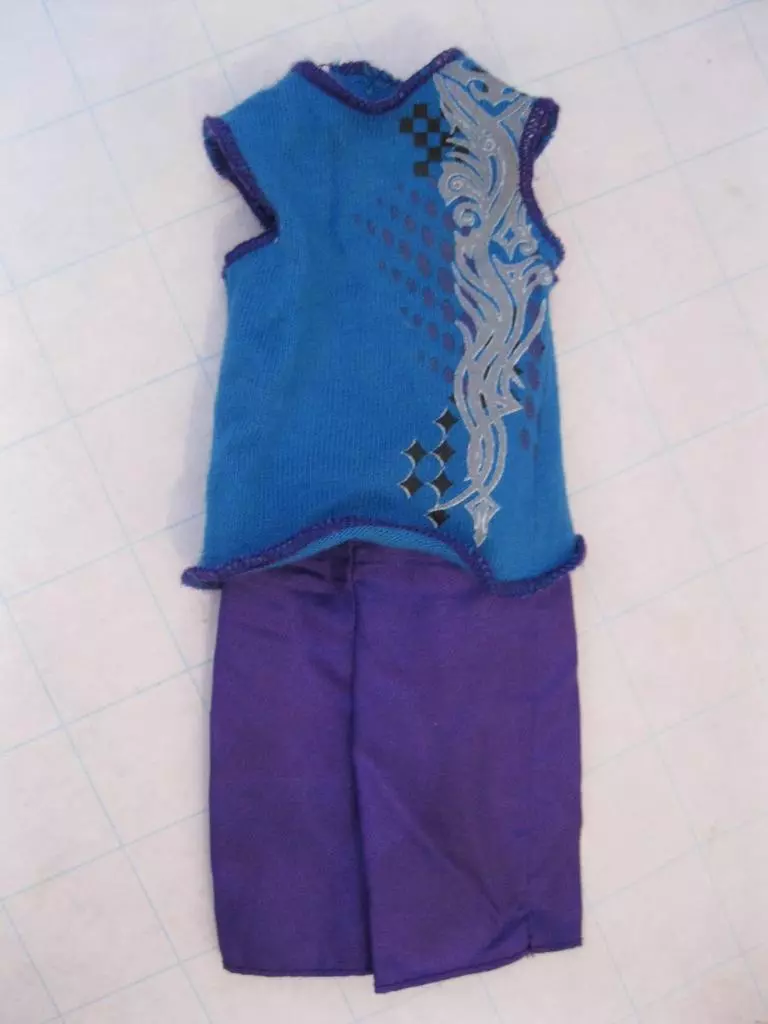 BARBIE A MERMAID TALE KEN DOLL clothes BEACH FUN 2009 Purple