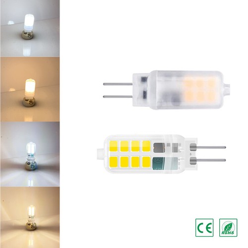 3w G4 Led Light Bulb 3000k 4000k 6000k Bi-pin 12v Mini Bulbs 2835smd Decorative - Picture 1 of 14