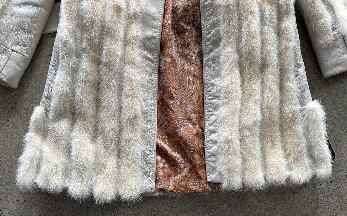 ジャケット・アウター CRUCIFIED FUR COAT Vintage Chudiks of Birmingham Fur Coat w Belt | eBay
