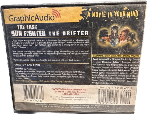 The Last Gunfighter Series The Drifter by William Johnstone GraphicAudio CDs 6 - Picture 2 of 4