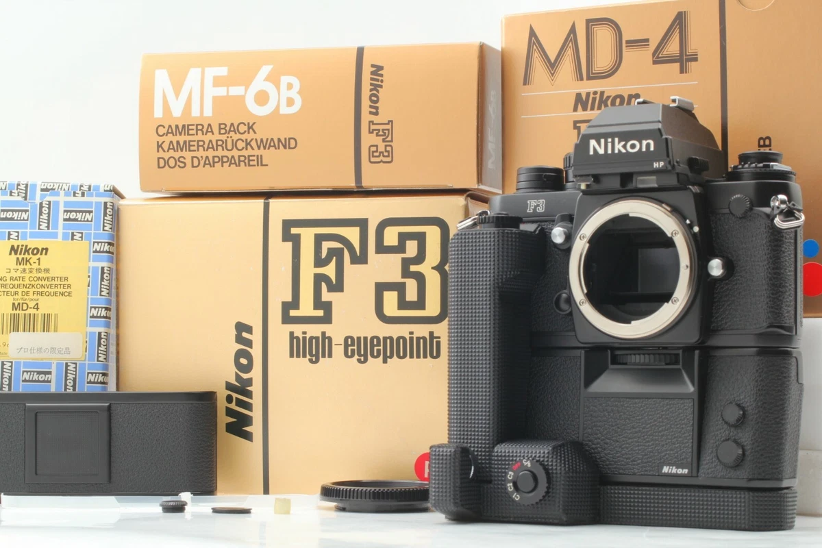All Pro Customised Model!! [UNUSED in BOX] Nikon F3P Press MD-4 MK-1 Camera  463