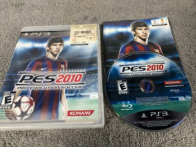 PS3 Pro Evolution Soccer PES 2010 PlayStation 3 Konami CIB Complete Clean Disc