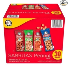 Sabritas Variety Pack Peanuts, 30 pk. 1 Pack Free Delivery✅