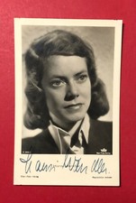 Foto AK Schauspieler um 1940 HANSI WENDLER mit Original Autograph ( 82191