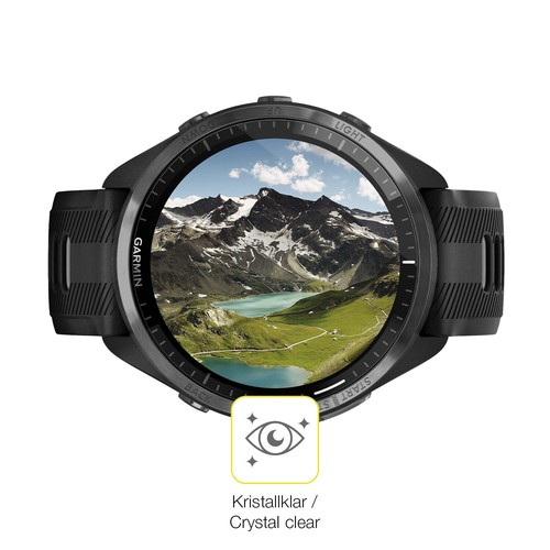 2x folia ochronna 3D Full Cover do Garmin Forerunner 965 folia pancerna antywstrząsowa - Zdjęcie 5 z 7