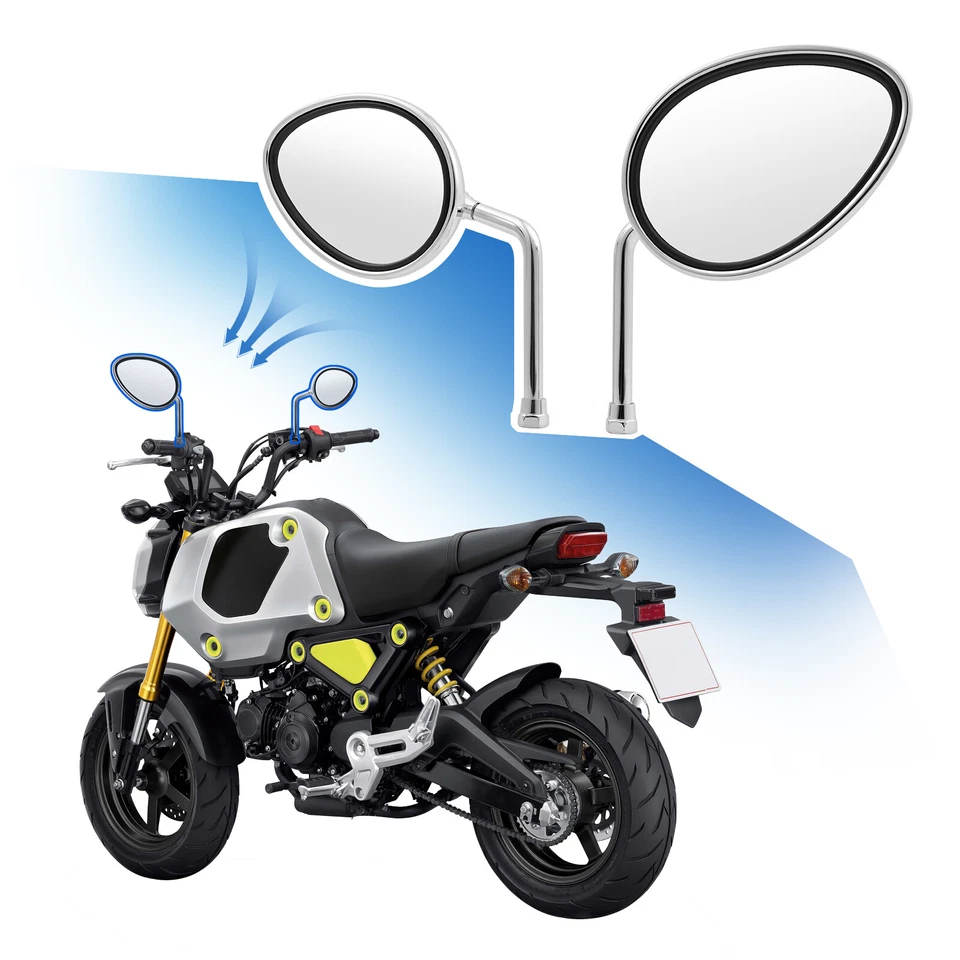 Espejos retrovisores cromados para motocicleta Indian Springfield Dark Horse 2018-2022 Foto 2 de 4