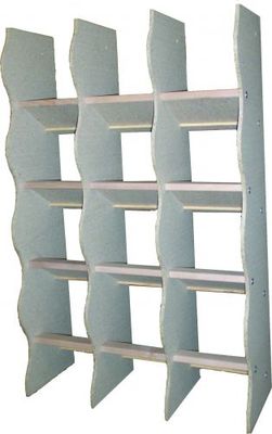 Tauben Regal Sitzstangen Sitzregal mit 12 Sitzplätzen - Holz für Tauben (80515)