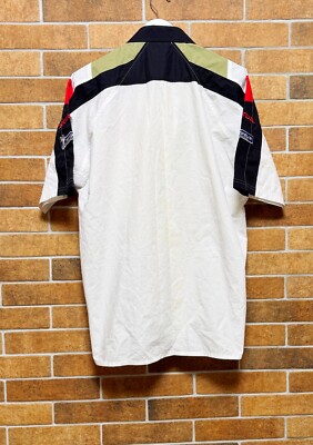 HONDA F1 team  Officialシャツ BAR HONDA 送料込 BAR HONDA F1 TEAM VINTAGE RACING BUTTON UP SHIRT JERSEY
