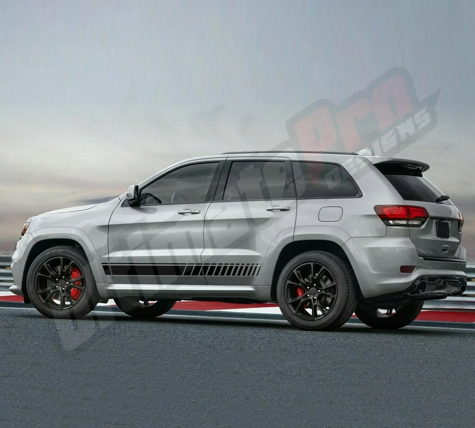 Наклейка для Jeep Grand Cherokee графические виниловые полоски Trailhawk Overland - Изображение 2 из 4