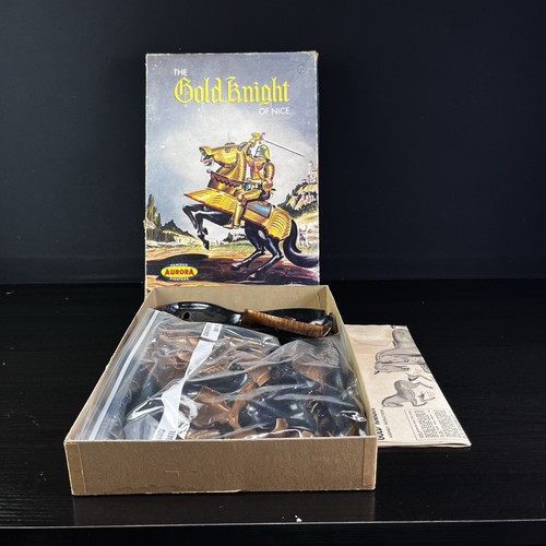 Aurora Gold Knight of Nice 19567 rare vintage model kit K5-2.98 - Picture 10 of 13