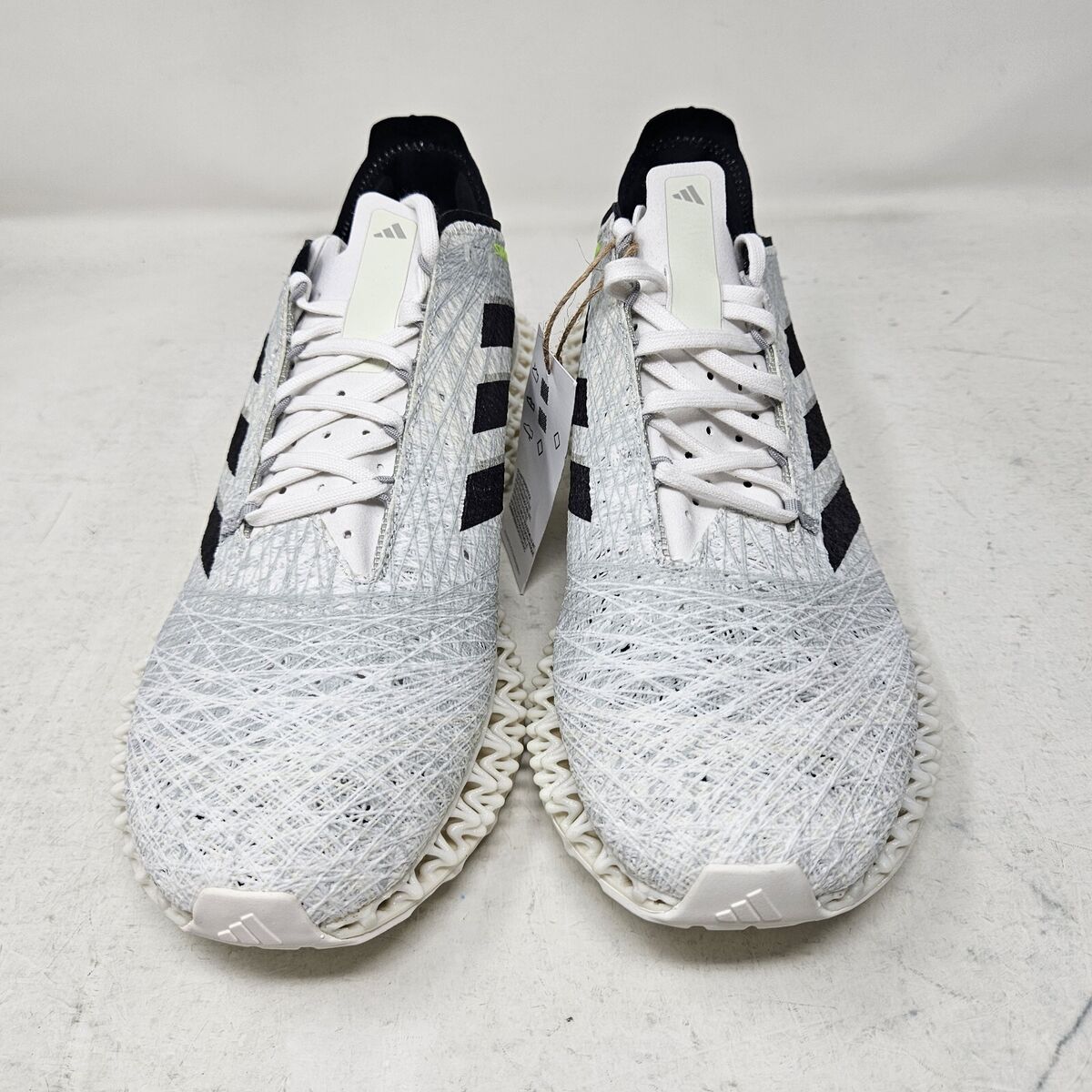 Men's Adidas 4DFWD X Strung Elite Running Shoes / White Men's Adidas 4DFWD X Strung Elite Running Shoes / White