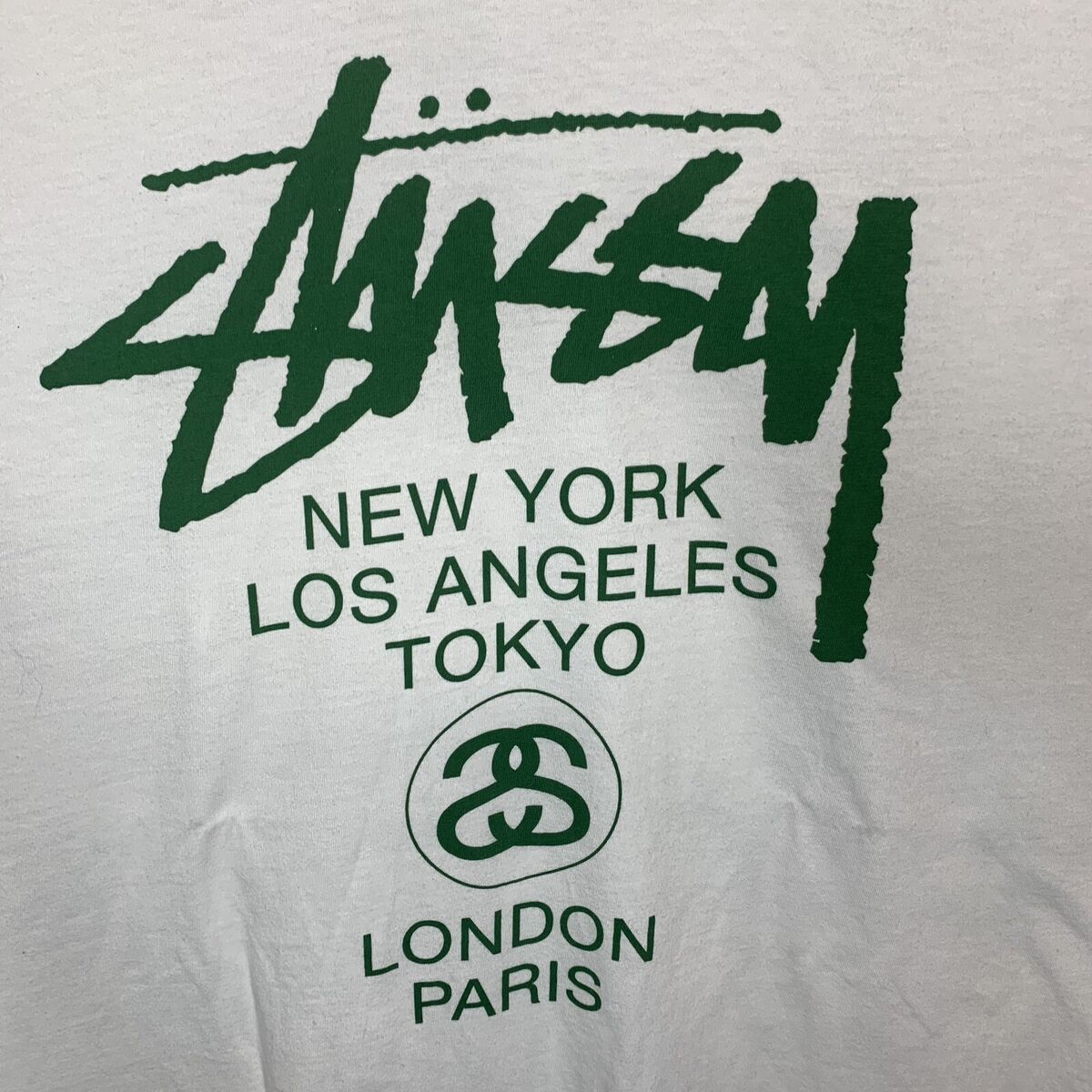 Stussy Men's size XL international world tour t shirt double Stussy Men's size XL international world tour t shirt double
