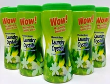 Lot of 5 In Wash Scent Booster Mountain Breeze Laundry Crystals Safe on Colors