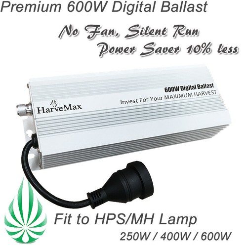 600 WATT DIGITAL BALLAST WITH HPS LAMP & 6"/150mm COOLTUBE HYDRO LIGHTING KIT - Picture 7 of 9