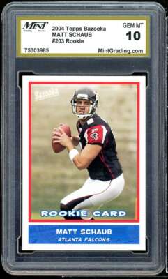 Matt Shaub Rookie Card 2014 Topps Bazooka #203 MINT GRADING 10 GEM MT