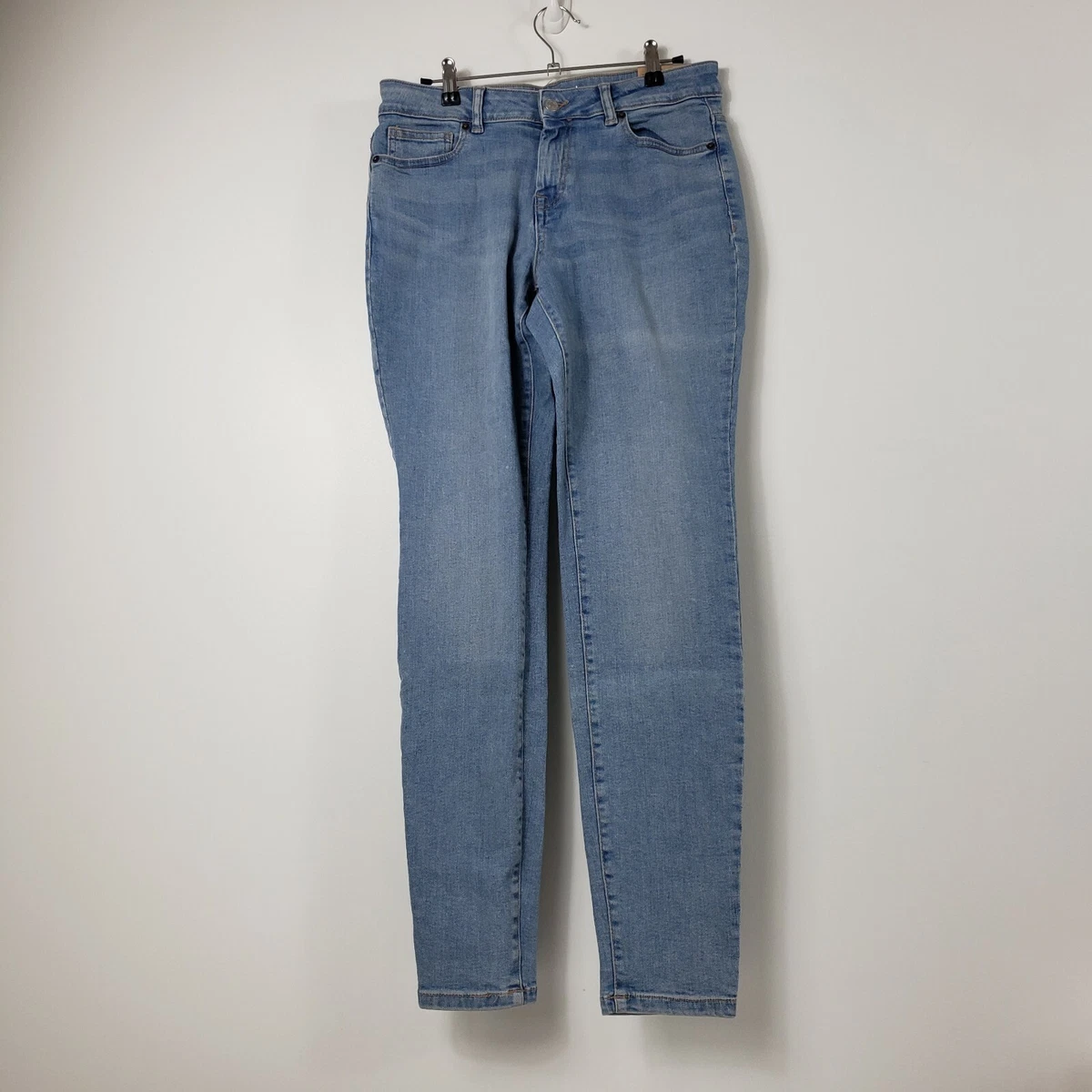 Roebuck Co Womens Skinny Jeans Size 10 Blue Denim Light Wash Mid Rise NWT