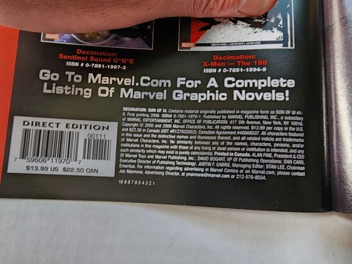Marvel Decimation TPB Complete Series 1-5 House of M 2006 Book Set 1st Printings - Bild 8 von 13