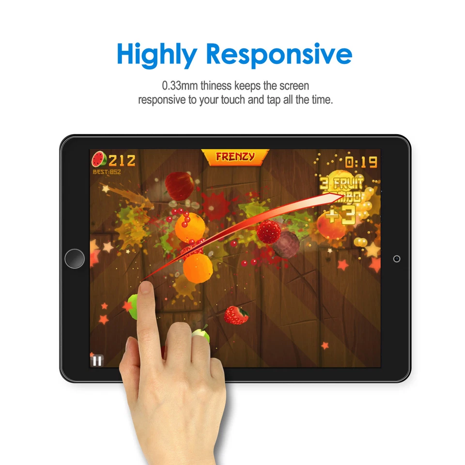 Protector Pantalla para iPad mini 5/4 (Modelo 2019/2015, 5ª/4ª Generación), Pack de 2 Foto 4 de 4