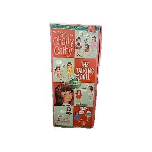1959 Mattel Inc Original Chatty Cathy Doll Blue Eyes Blonde In Box