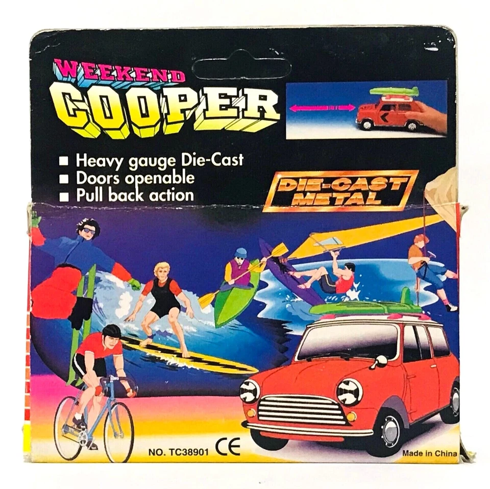 VINTAGE TAI CHEONG TOYS WEEKEND MINI COOPER 1:32 DIE-CAST METAL NEW IN BOX RARE - Image 2 of 4