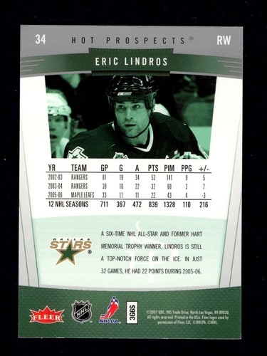 2006-07 Fleer Hot Prospects Base Hockey Cards You Pick #1 - 100 - Picture 67 of 189