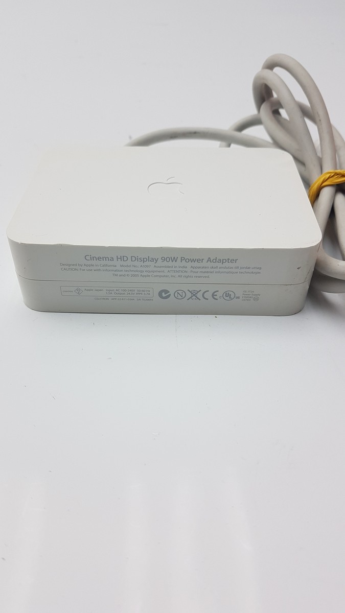 Apple Cinema HD Display 90W Power Adapter A1097 | eBay