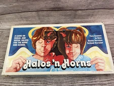 Halos 'N Horns Extremely RARE 1981 Klemen JML Complete Board Game Religion