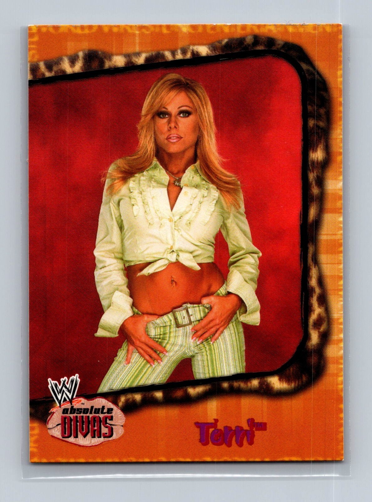 2002 Fleer WWE Wrestling Absolute Divas Terri #17