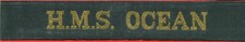Gro&szlig;britannien Marine m&uuml;tzenband Royal Navy cap tally hat ribbon ORIGINAL!