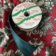 Hobby Lobby Holiday Ribbon /Christmas 2” Evergreen Textured Garland Trim 10yds