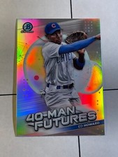 Ed Howard 2021 Bowman Chrome 40-Man Futures Insert #FMF-29 Cubs