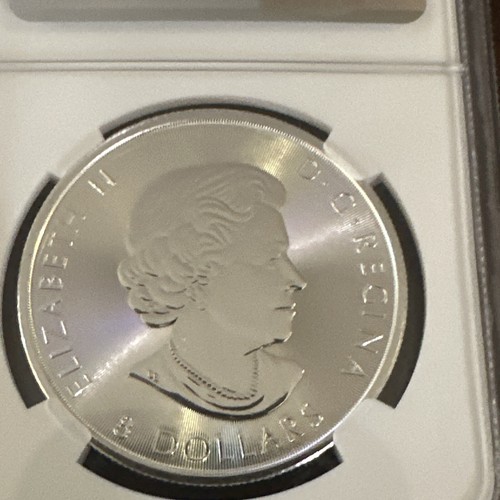 2018 Canada $8 1.5oz Owl .999 Fine Silver Bullion Coin NGC MS69 - Picture 3 of 4