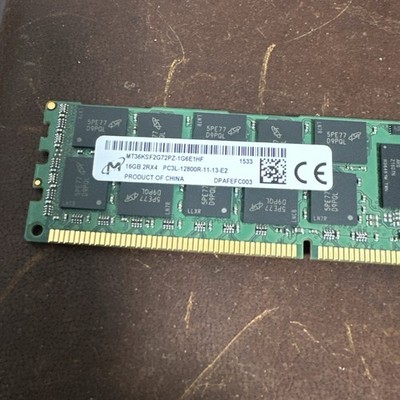 Micron MT36KSF2G72PZ-1G6E1HF 16GB PC3-12800 2Rx4 RDIMM Memory Module