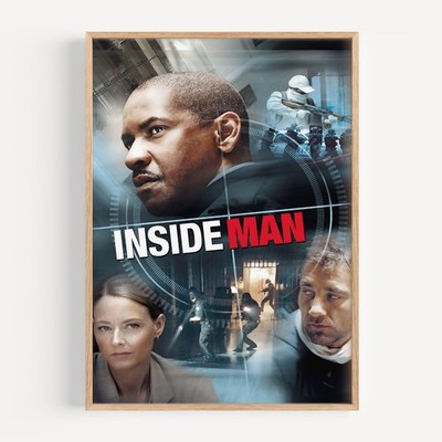 Inside Man (2006) Movie Poster Wall Art Print
