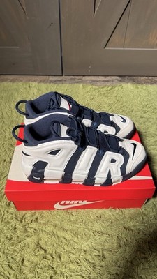 Nike Air More Uptempo White Midnight Navy DS New w/Box 2016 Men s