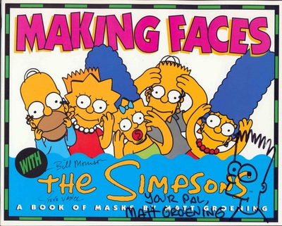 #ad #ad The Simpsons Making Faces: A Book of Masks SIGNED $250.00