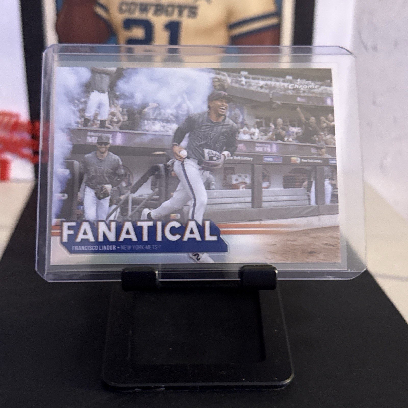 🔥2025 Topps Chrome Fanatical Insert Francisco Lindor. New York Mets SS